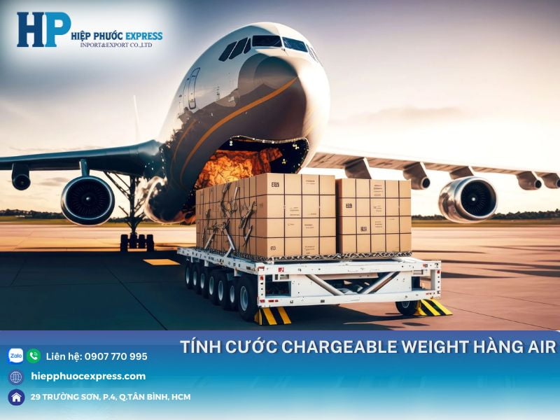 huong dan tinh phi chargeable weight hang air