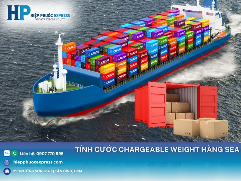 huong dan tinh phi chargeable weight hang sea