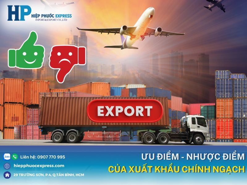 uu diem nhuoc diem cua xuat khau chinh ngach