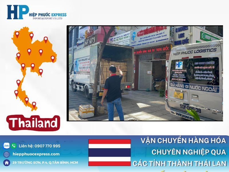 van chuyen hang hoa chuyen nghiep qua cac tinh thanh thai lan