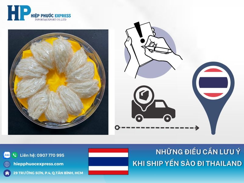 nhung dieu can luu y khi ship yen sao di thai lan