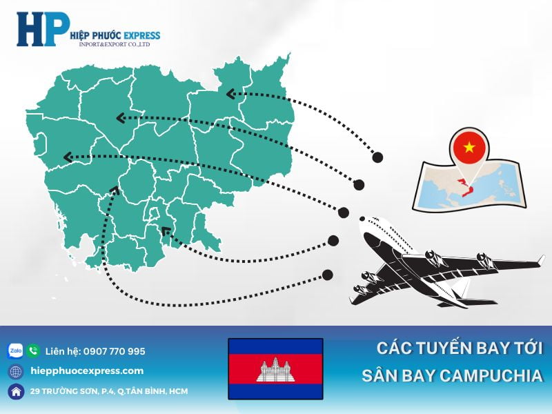 thong tin ve nhung tuyen bay toi cac san bay campuchia