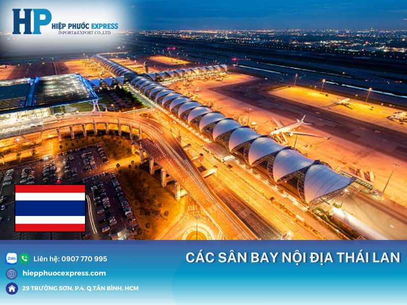 tong hop nhung san bay noi dia cua thai lan