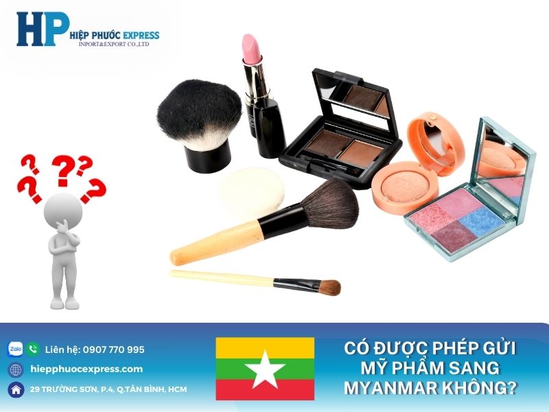 co duoc gui my pham di myanmar khong