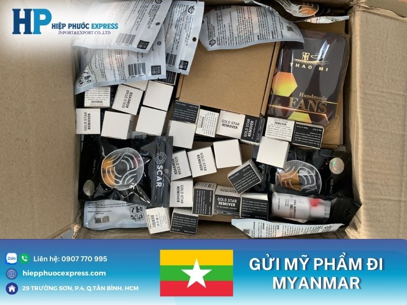 gui my pham di myanmar
