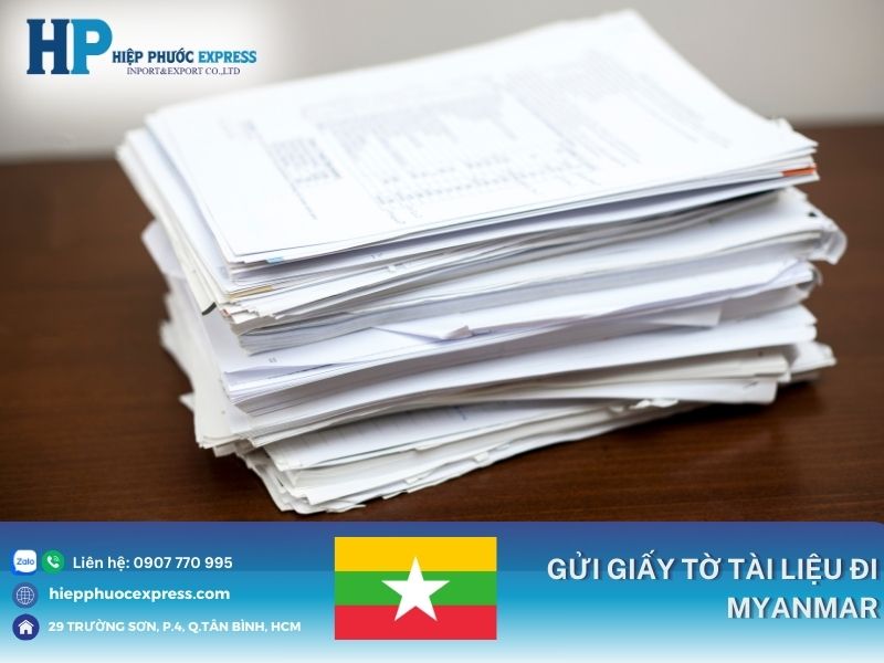 gui giay to tai lieu di myanmar