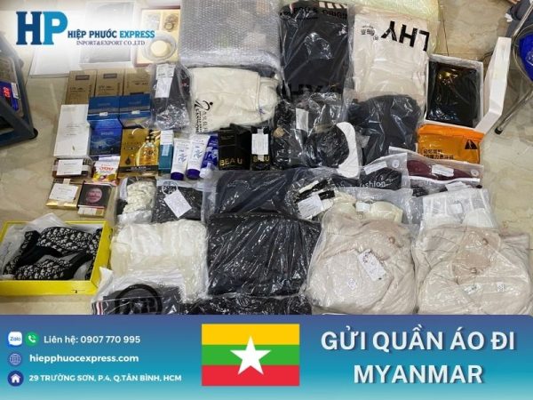 gui quan ao di myanmar