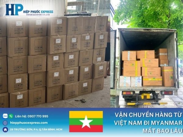 khoang thoi gian van chuyen hang di myanmar la bao lau