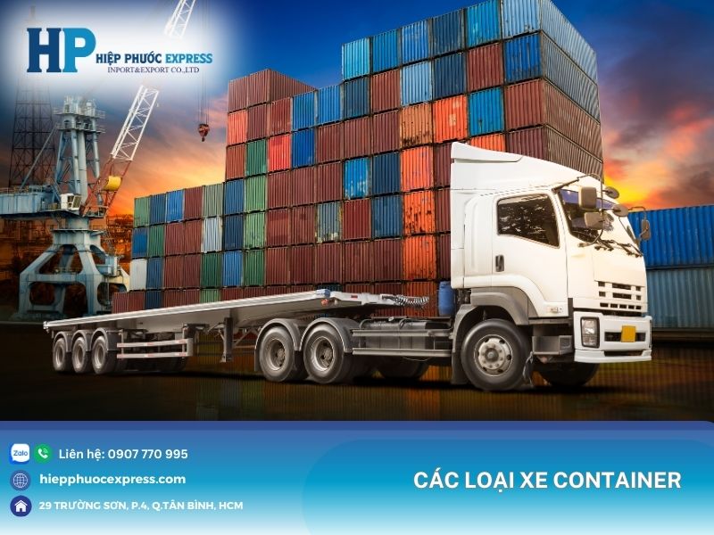 Các loại xe Container