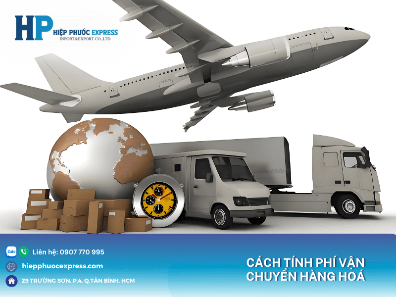 cách tính phí vận chuyển hàng hoá