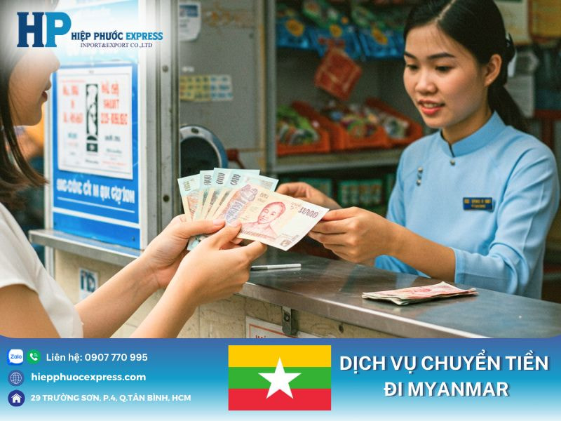 Dịch vụ chuyển tiền đi Myanmar