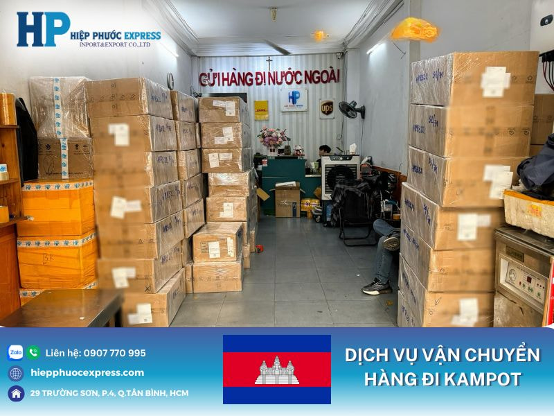 Dịch vụ vận chuyển hàng đi Kampot