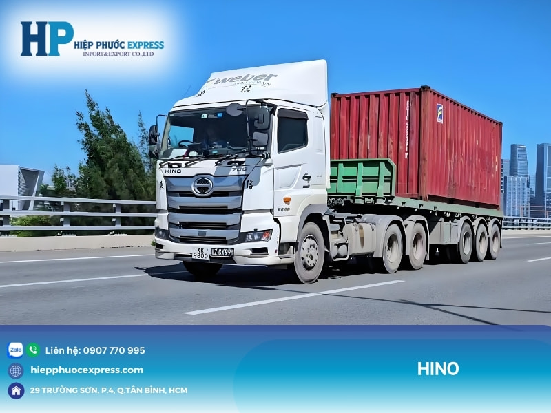 Xe container Hino