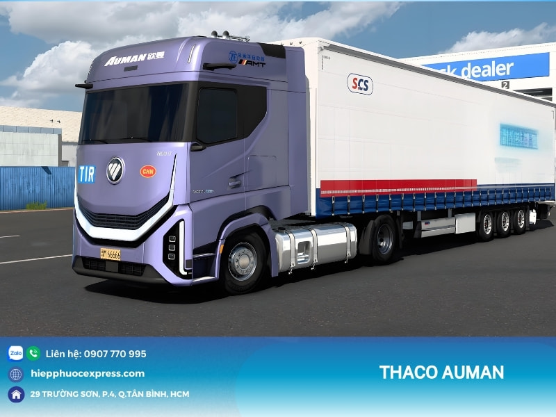 Xe container thaco auman