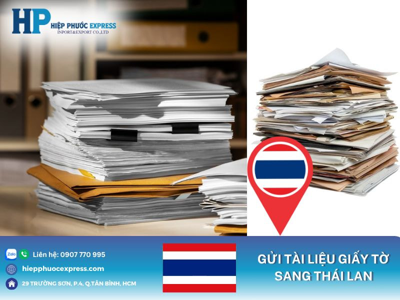 Gui ho so giay to tai lieu chung tu sang Thai Lan