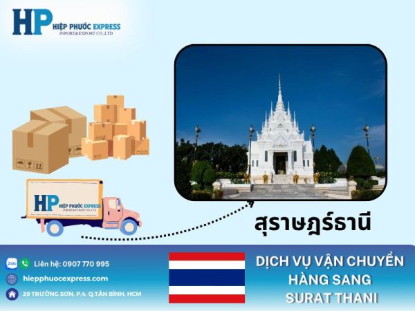 Dịch vụ vận chuyển hàng sang Surat Thani