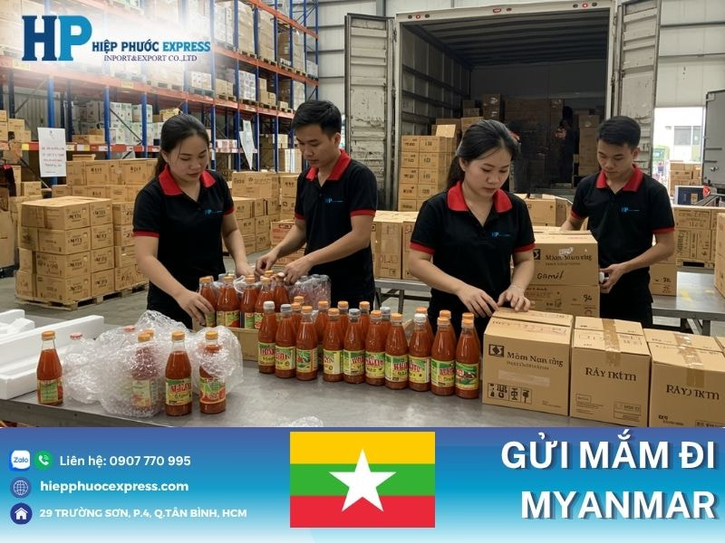 Gửi mắm đi Myanmar