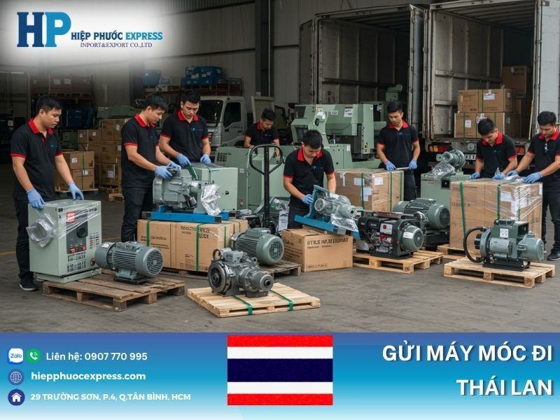 Gửi máy máy móc đi Thái Lan