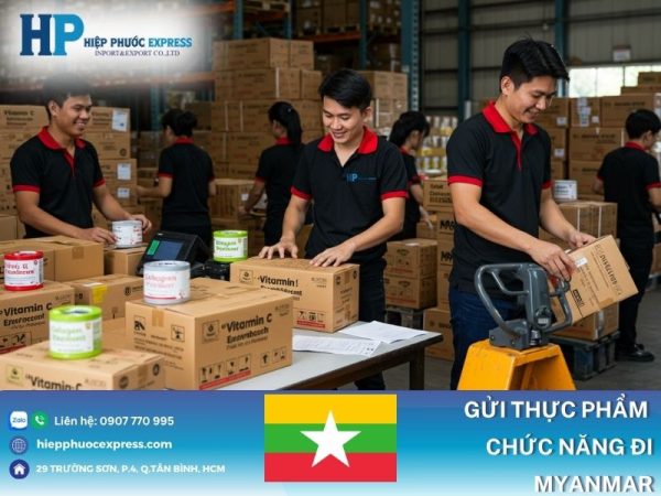Gửi thực phẩm chức năng đi Myanmar