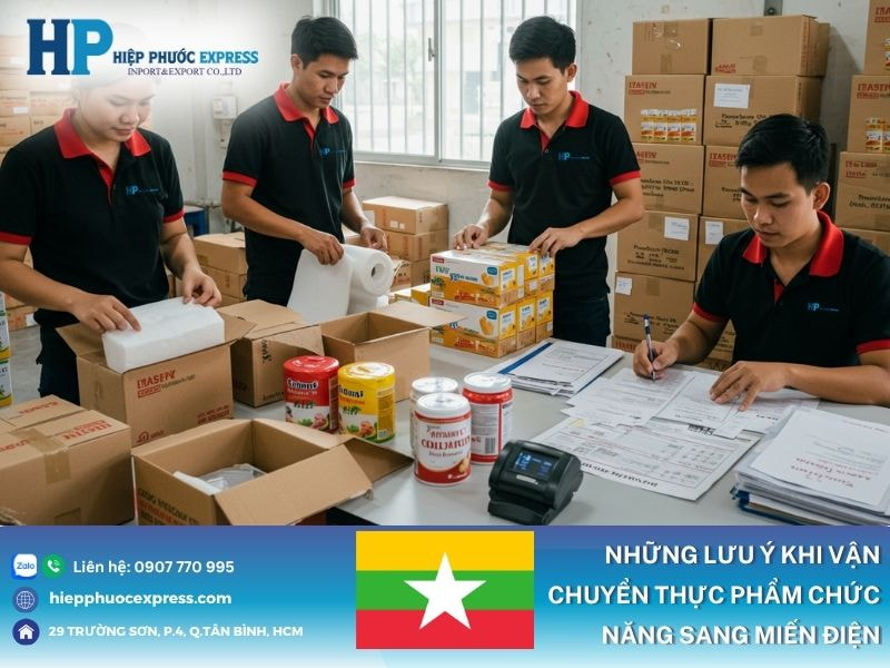 Những lưu ý khi gửi thực phẩm chức năng đi Myanmar