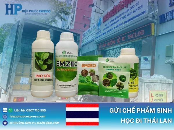 Vận chuyển hàng chế phẩm sinh học đi Thái Lan