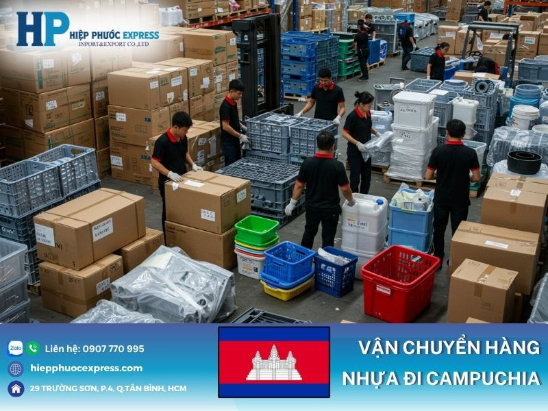 Vận chuyển hàng nhựa đi Campuchia