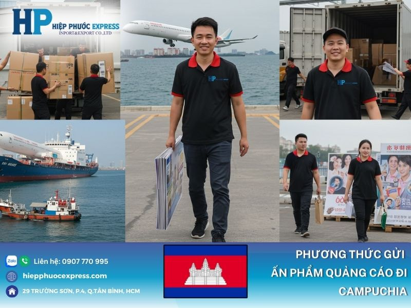 Phương thức vận chuyển POSM sang Campuchia