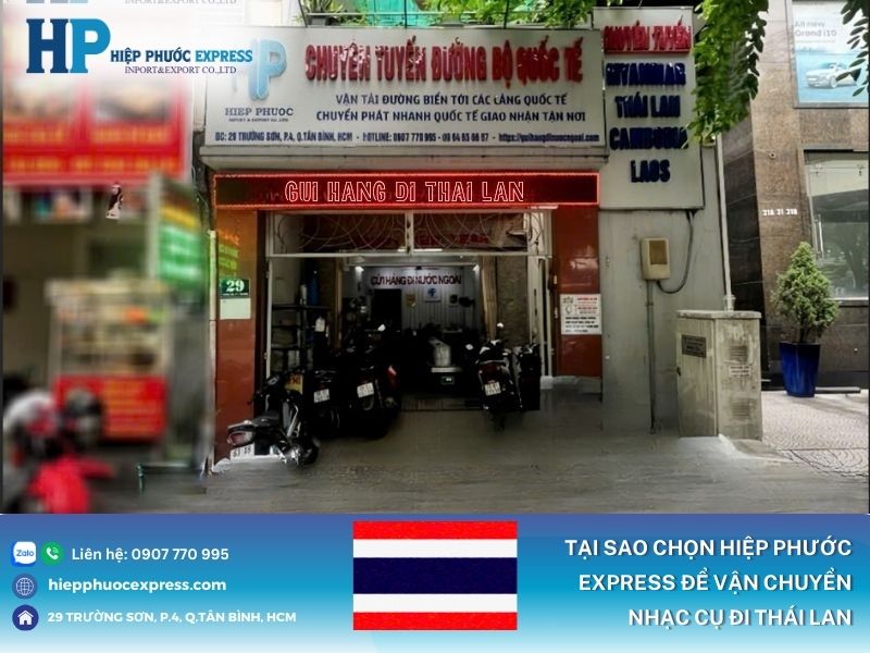 Tại sao nên chọn Hiệp Phước Express vận chuyển nhạc cụ 2026