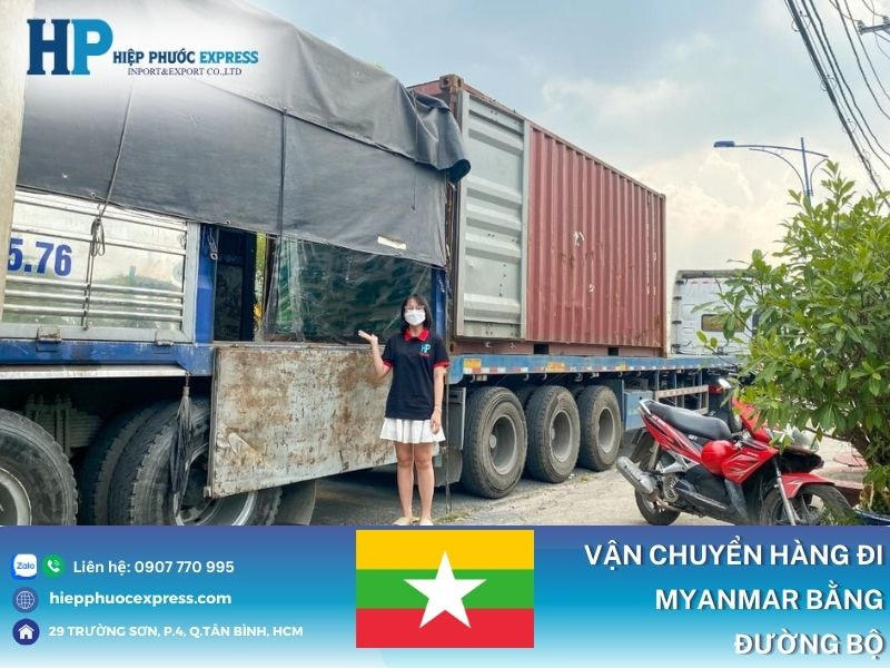 Gửi hàng đi Myanmar bằng đường bộ