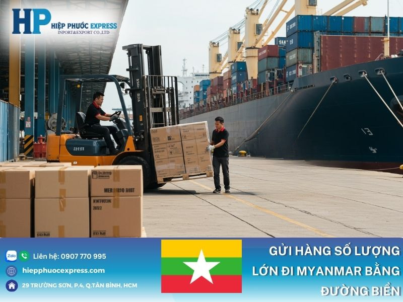 Gửi hàng số lượng lớn đi Myanmar bằng đường biển
