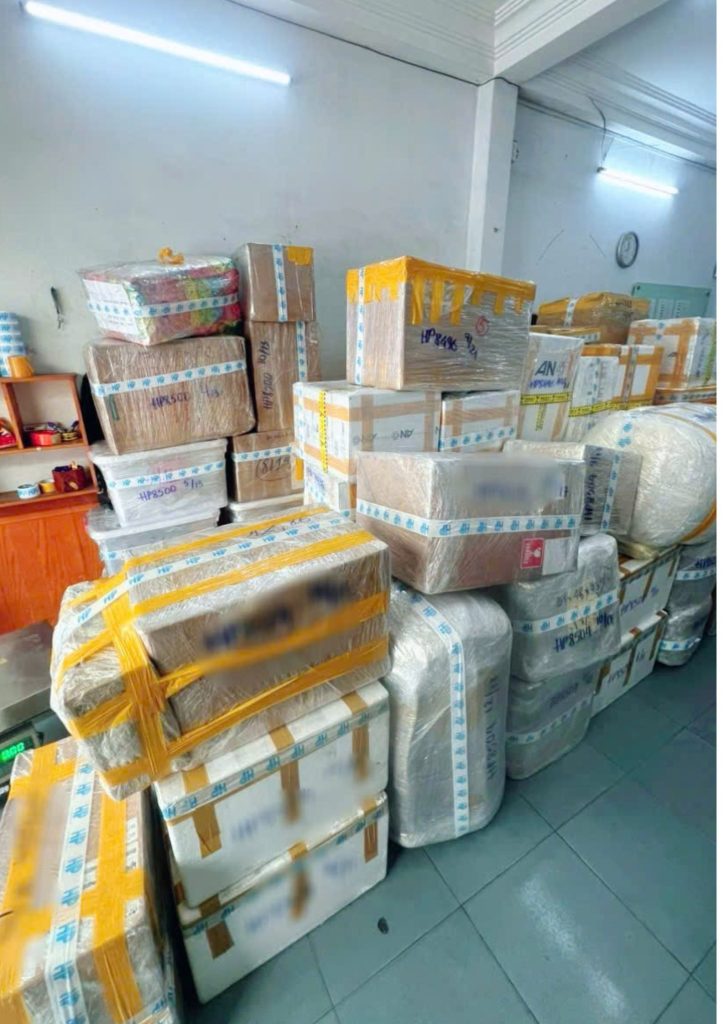 gui hang di myanmar tại tphcm