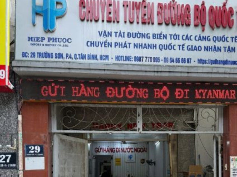 Gửi hàng đi Myanmar
