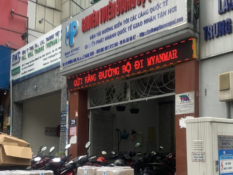 Gửi hàng đi Myanmar