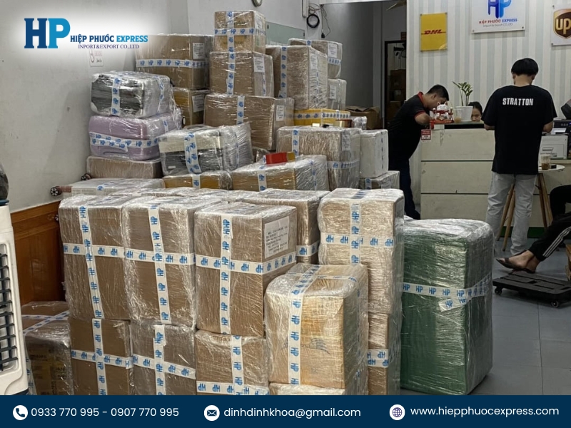 Quy trình gửi hàng đi Thái Lan tại Hiệp Phước Express