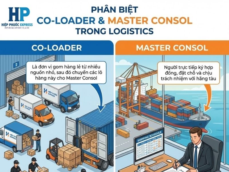 Co-loader và Master Consol