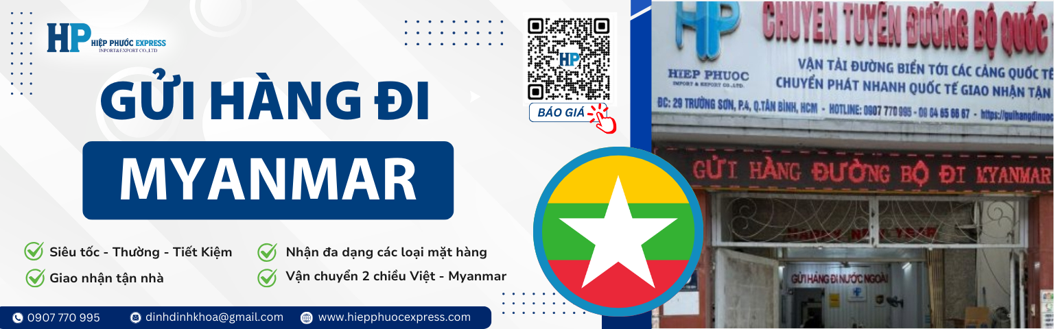 gửi hành đi myanmar