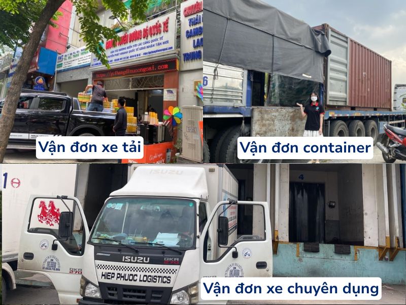 Vận đơn theo phương tiện