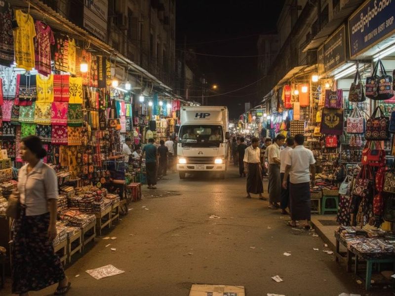 Chuyển hàng đi Myanmar