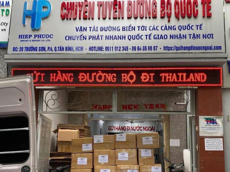 Đơn vị vận chuyển hàng hoá sang Thái Lan uy tín